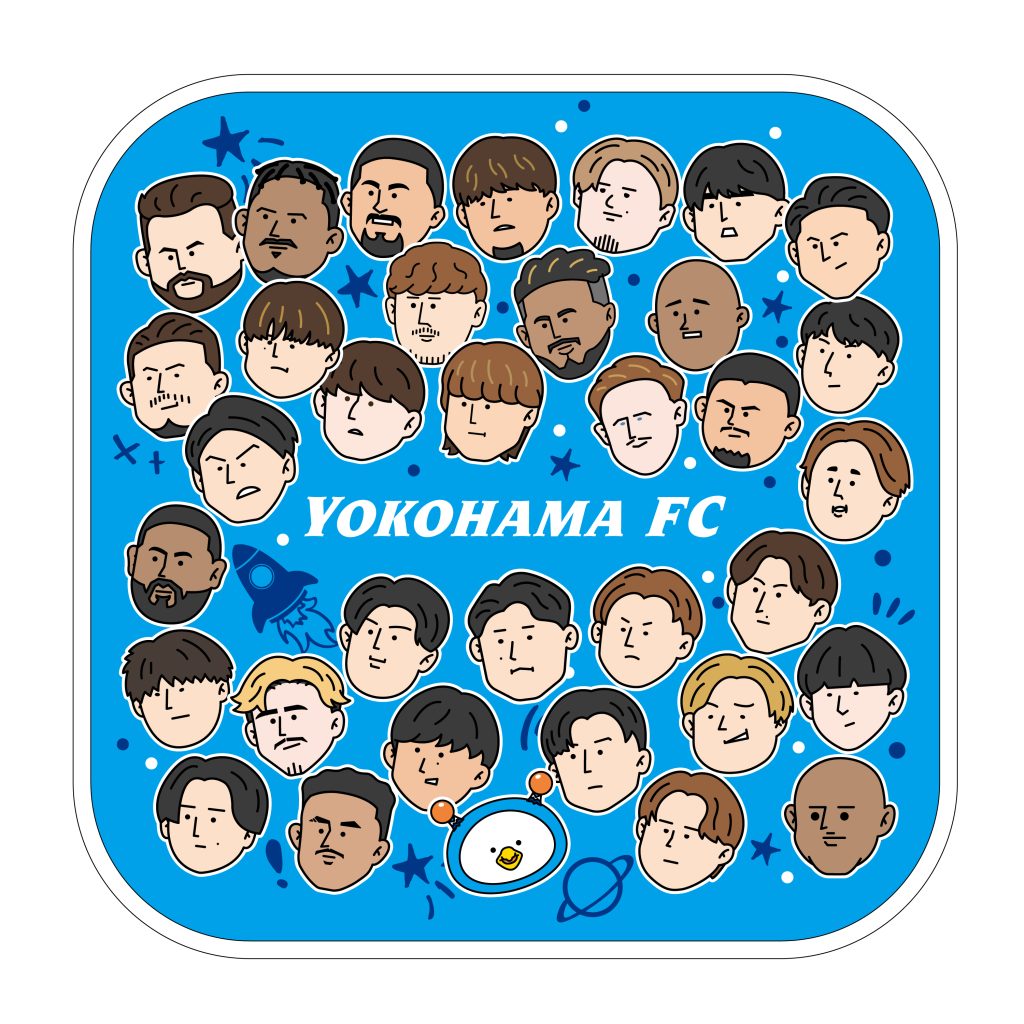 似顔絵ミニタオル