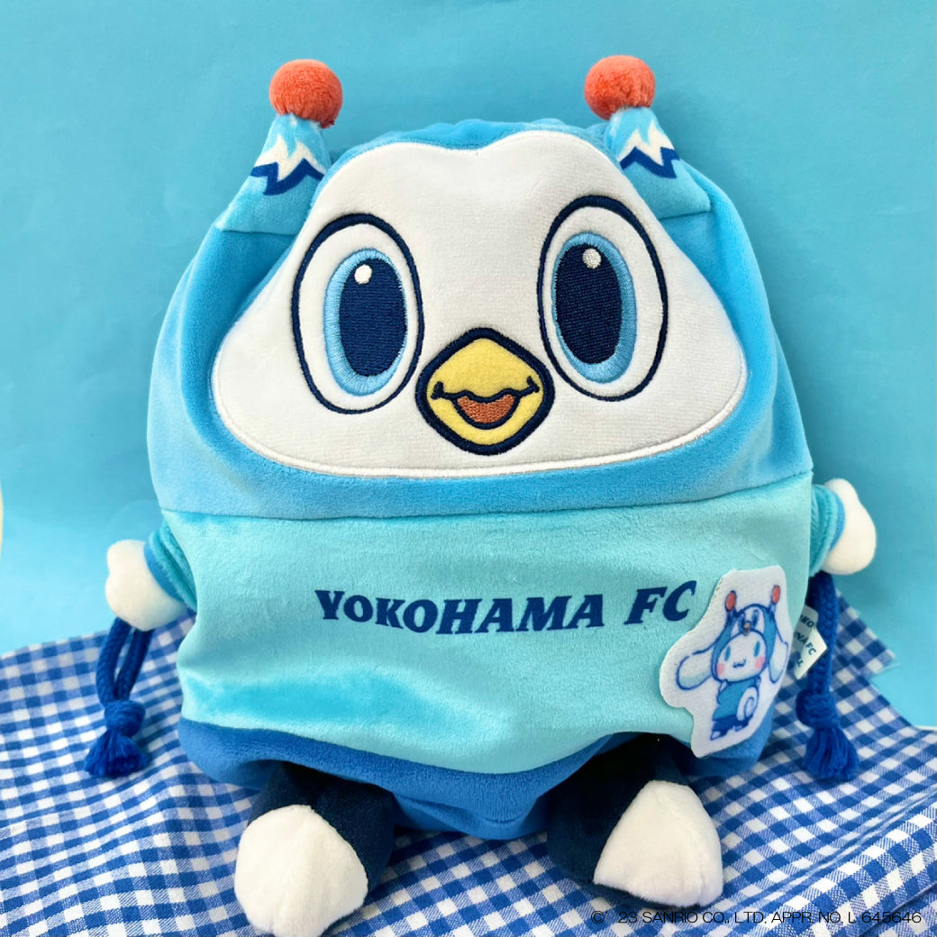 横浜FCフリ丸×シナモロール ダイカット巾着(フリ丸)