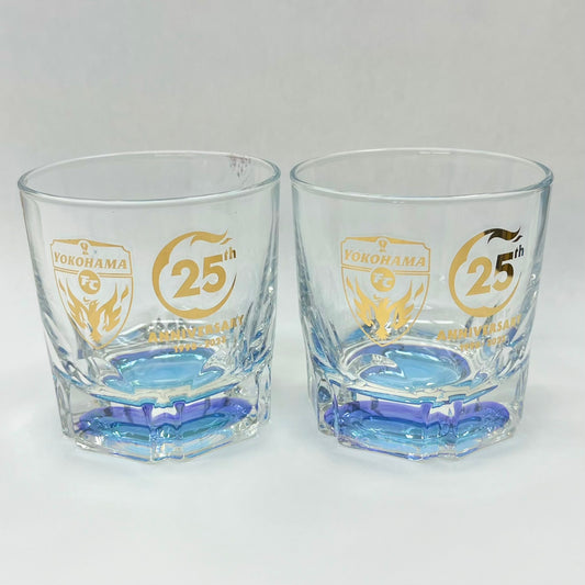 ロックグラス2個セット(25周年記念ロゴ)