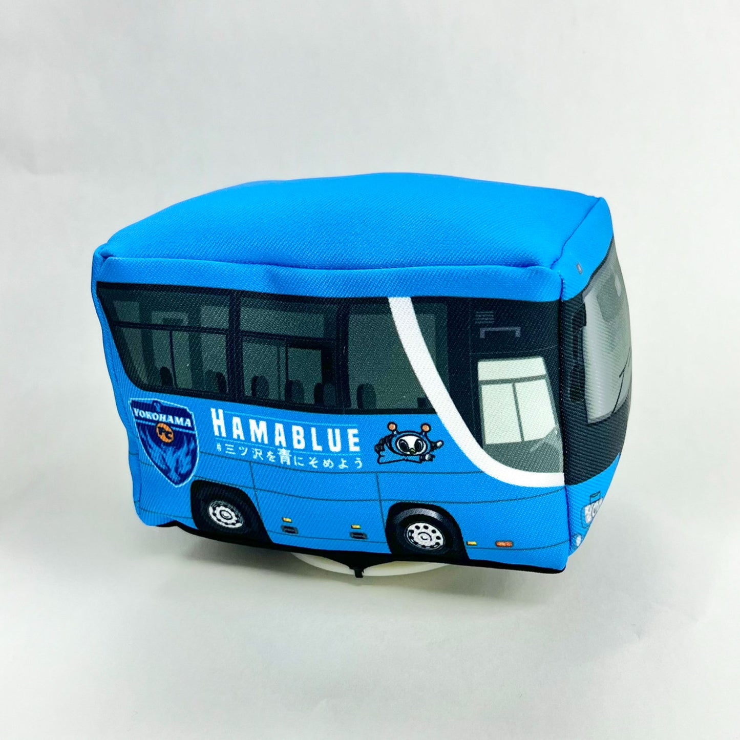 横浜FCチームバス風トコトコバスぬいぐるみ