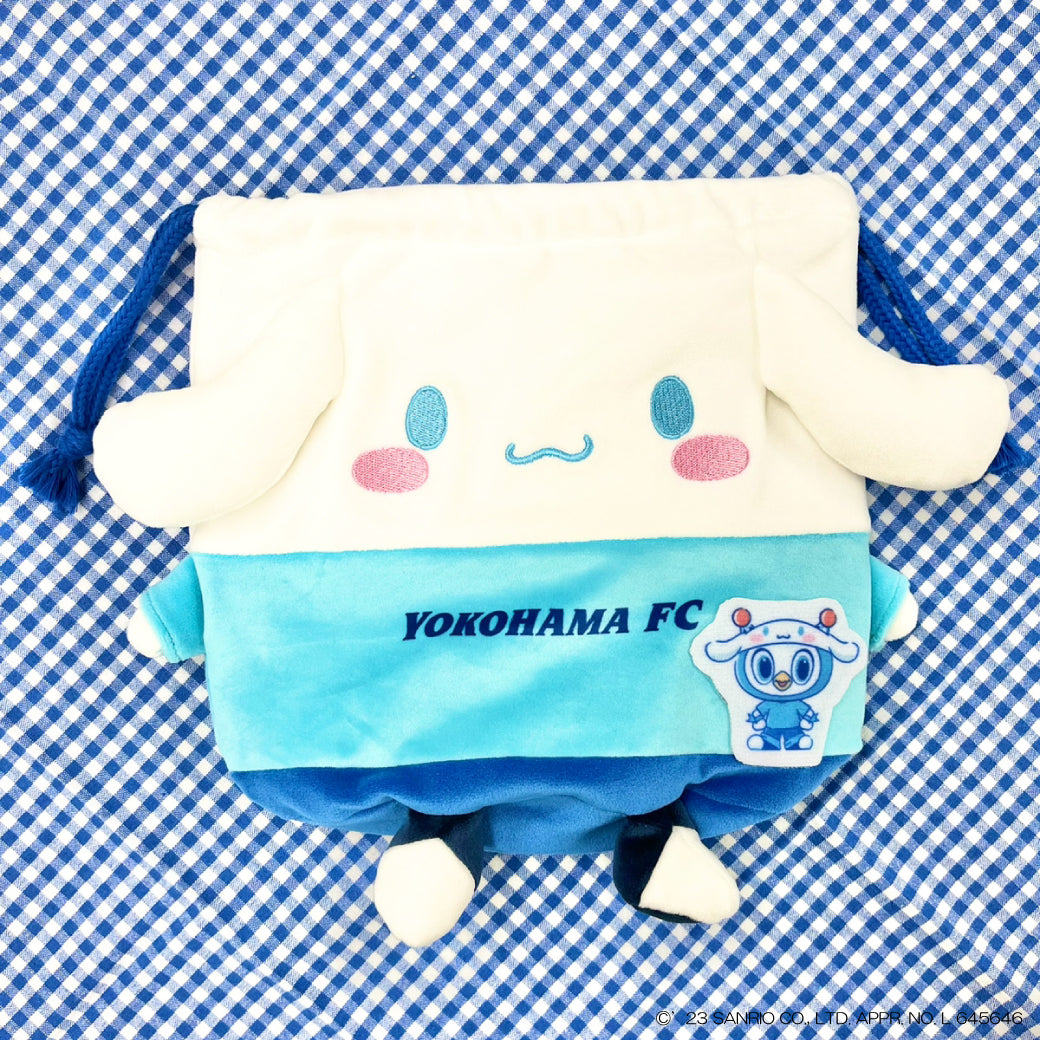 横浜FCフリ丸×シナモロール ダイカット巾着(シナモロール)