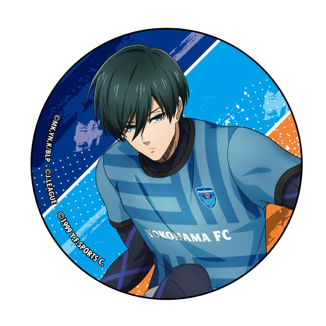 ブルーロックコラボ 缶バッジ 糸師 凛×横浜FC