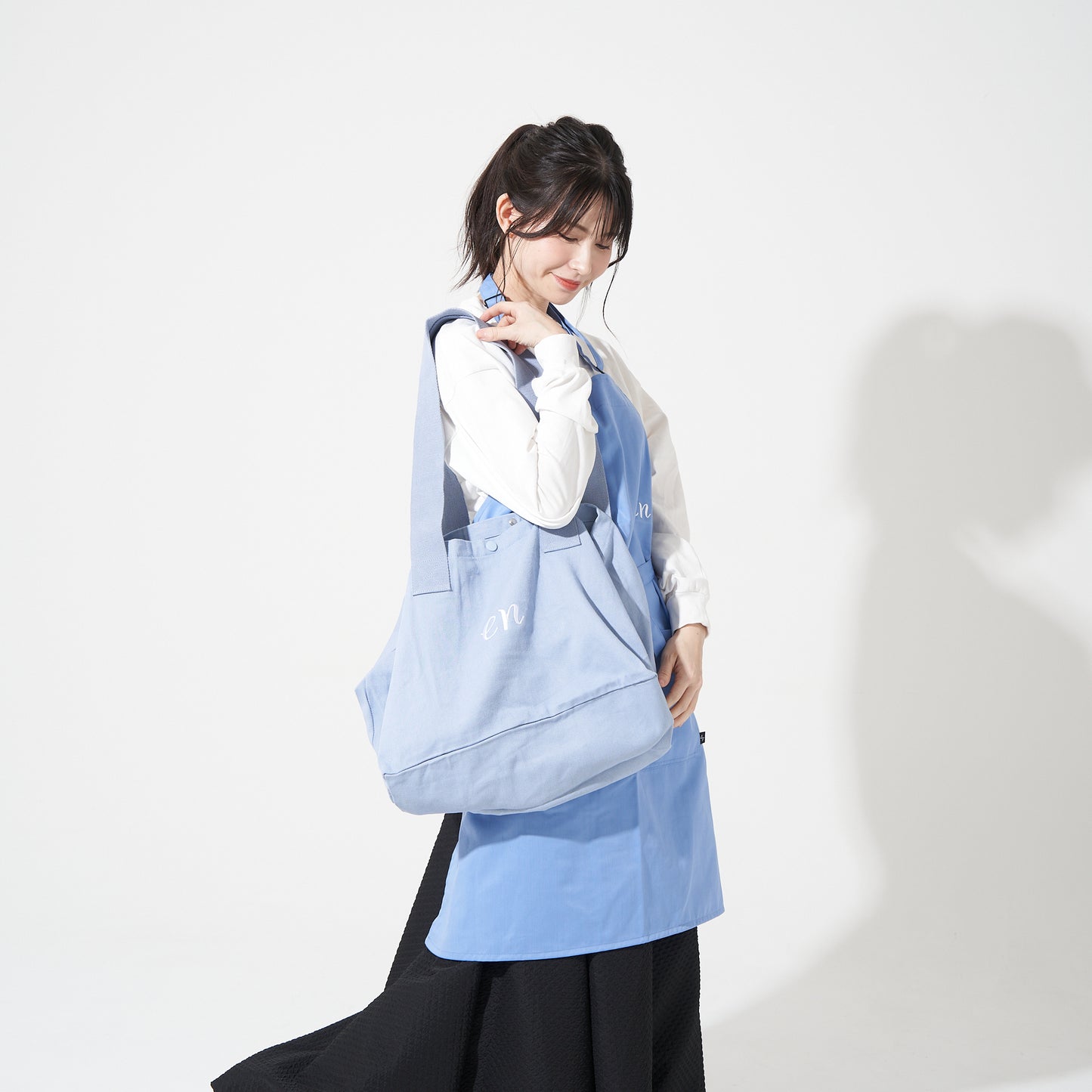 enトートバッグ(ブルー)