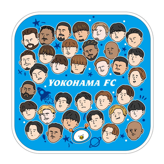似顔絵ミニタオル