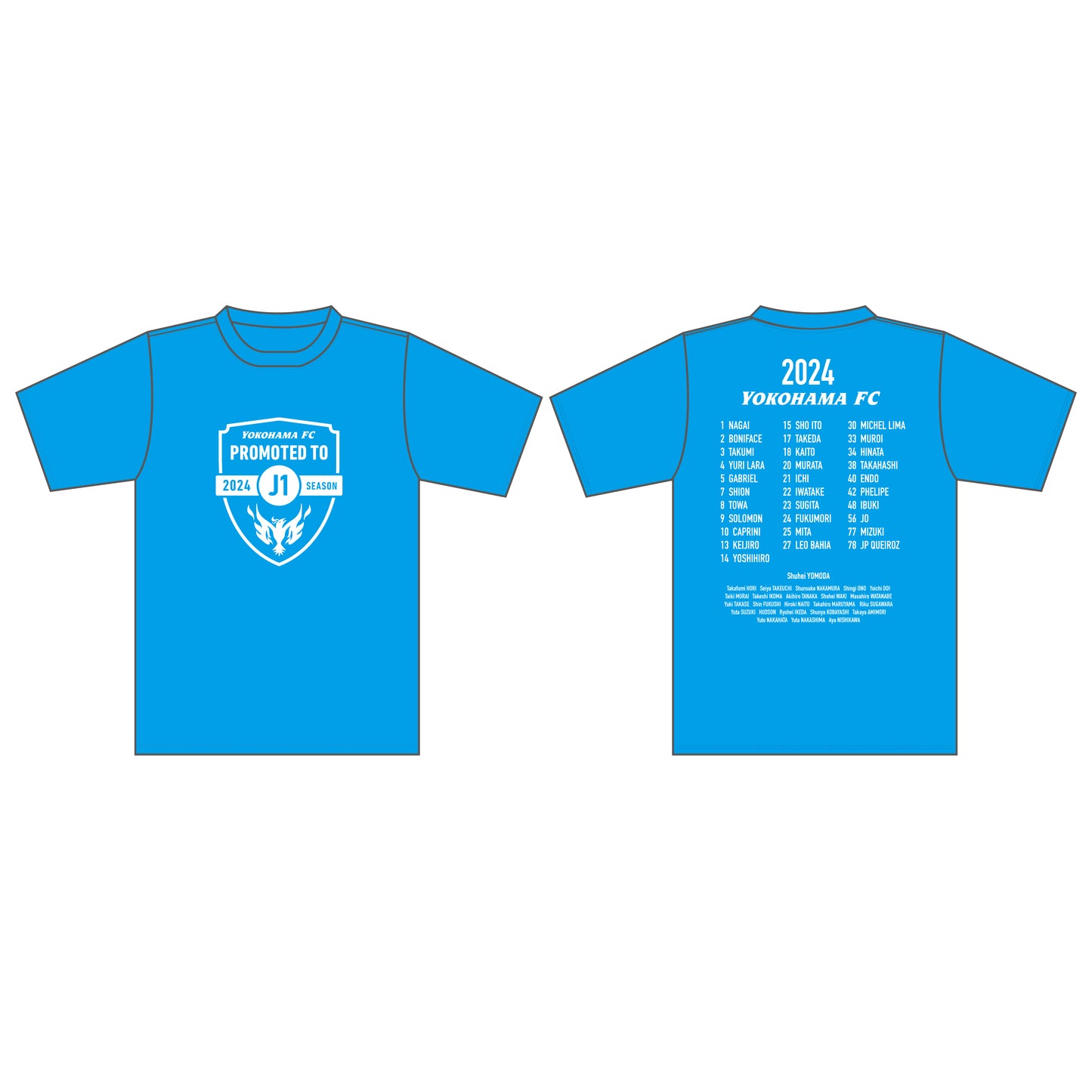 2024横浜FC J1昇格記念Tシャツ