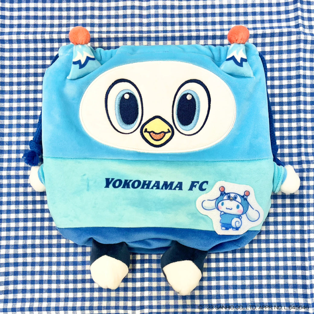 横浜FCフリ丸×シナモロール ダイカット巾着(フリ丸)