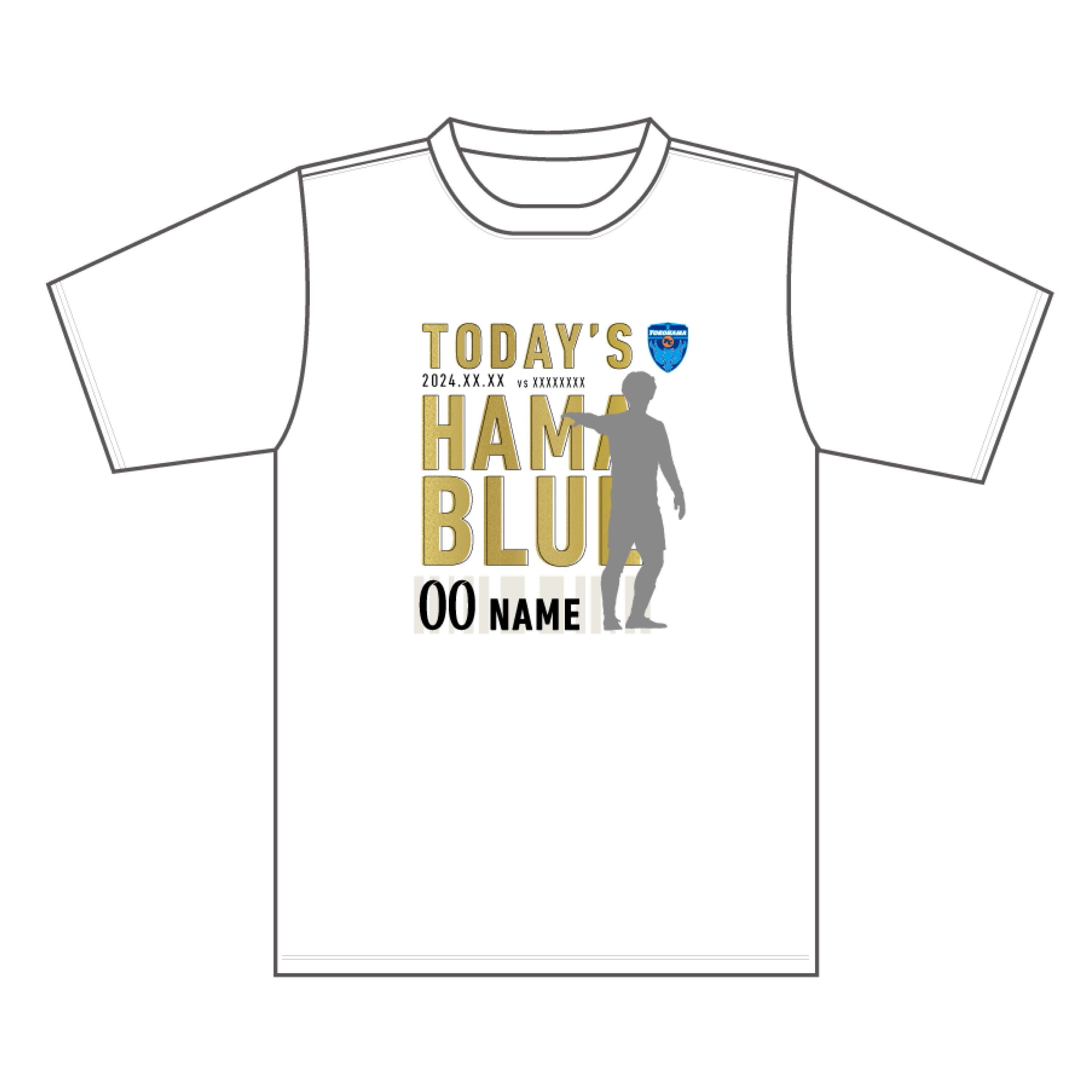 横浜FC【Tシャツ】TODAY'S HAMABLUE | 横浜FC・公式オンラインストア