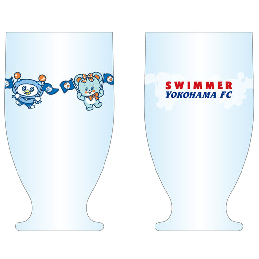 フリ丸×SWIMMERコラボ台付きグラス