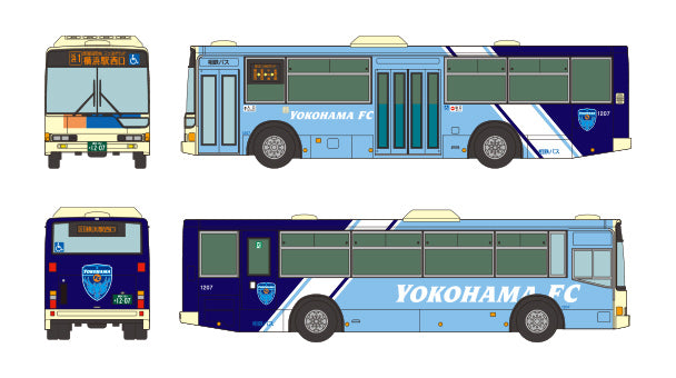 ザ・バスコレクション「相鉄バス YOKOHAMA FCラッピングバス」